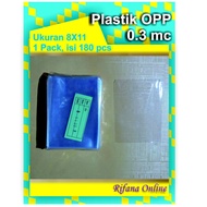 Opp Plastic Size 8 x 11 cm