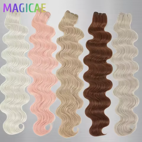 30Inches 200Grams Barbe Pink Ombre Blond T1B/27# Body Wave Brown M816 Piano 27/613 Gray White 58# Sy