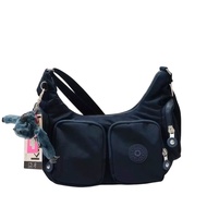 Kipling Rikka S กระเป๋าสะพายข้างคนรักสีน้ำเงิน (สร้อยคอจี้รูปลิงฟรี)