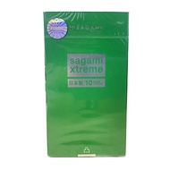 Bcs Nhật Bản Gân Gai Thắt Sagami Xtreme Green (10pcs) - Không Mùi Cao Su - Nhập Khẩu Chính Hãng 100%