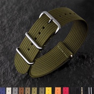 NATO One Piece NATO AGT Nylon High Density Nylon Woven Canvas Strap 18/19/20/21/22mm