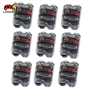 [lahomia] CAR STEREO AUDIO 12V CIRCUIT BREAKER FUSE INLINE FITS 4 8 GAUGE WIRE 40A AMP
