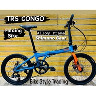 TRS CONGO / 20"(451) Folding Bike Aluminium Frame Shimano Tourney / Basikal Lipat / Folding Bike / basikal 20 inch