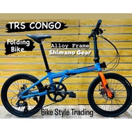 TRS CONGO / 20"(451) Folding Bike Aluminium Frame Shimano Tourney / Basikal Lipat / Folding Bike / b