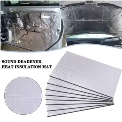 10pcs 25cm*18cm 5mm/10mm Sound Deadener Heat Insulation Mat Car Van Sound Proofing Deadening Insulat