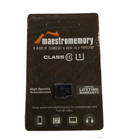 MicroSD Maestro 64GB Class 10 Memory Card Micro SD Memory HP