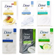 Dove Mango Butter | Exfoliating |  Sensitive Skin |  White |  Cool Moisture | Men Care Bar Soap 113g