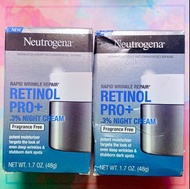 Neutrogena 露得清 Pro+進階款 0.3% a醇視黃醇再生晚霜 Retinol Face Cream 48g