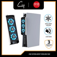 IINE PS5 Interlligent Cooling Fan PS5 Temperature Control Cooling Fan Support PS5 Disc Ver & Digital