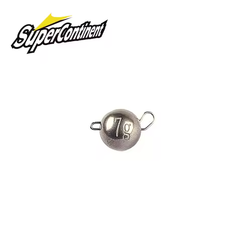 Supercontinent tungsten Cheburashka 0.75g 1g 1.5g 2g 3g 8g Plain Bass Fishing Soft Worm Bait Accesso