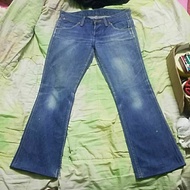 JEANS LOW RISE HYSTERIC GLAMOUR X WRANGLER VINTAGE WAIST 32X35