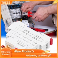 Treee AC230 50/60HZ Time Relay 2 Open Close 4 Delay Modes 0.1s -99h Range High Accuracy GRT8-K2
