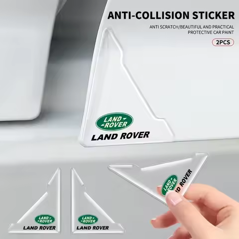 Silicone Anti-Scratch Decals Cover Car Door Protection Stickers For Land Rover Freelander L2 LF Rang