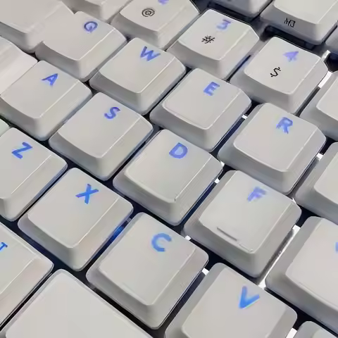 Matte transparent semi-translucent, suitable for Logitech G813, G913, G915X TKL keyboard stickers, k