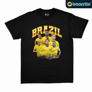 . BEARSTIX - Tshirt Neymar Jr - Kaos Brazil - Baju Piaa Dunia - Tshirt World Cup Qatar - Kaos Psg