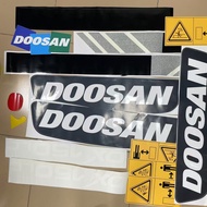 excavator Doosan DX60 75 80 150 260 300 350 380 whole car sticker