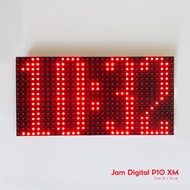 MERAH Red Digital Clock K1B1 - XM P10 Led Clock Wall Clock