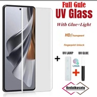 Vivo V50 CURVED Tempered Glass UV LASER CURVED FULL GLUE Vivo V50