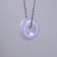 【願‧平安】冰紫翡翠平安扣吊飾 | 天然緬甸玉翡翠A貨 | 送禮