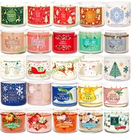 BBW#4 Xmas Collection Bath &amp; Body Works 3 wicked candle  เทียนหอม 411g.