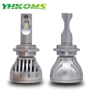 YHKOMS Super Bright Car Headlight D2S LED D1S D3S D4S LED Bulb D1 D2 D3 D4 CSP Auto Headlamp Canbus 