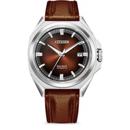 Citizen Series 8 Automatic Brown Leather Strap Men Watch NB6011-11W