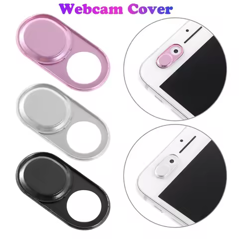 Ultra Thin Metal Webcam Cover Camera Magnet Slider Shutter Privacy Protect Sticker for Laptop Tablet