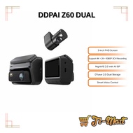 DDPAI Z60 3 Channel / Z60 Dual + 4G Kit / Z60 Dual - READY STOCK, Built in GPS Log Super Night Visio