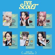 clu ST3 6PCS/Set IVE Yujin LOMO Card THE 3RD FAN CONCERT IVE SCOUT Stars Postcard Collection TS3 ulc