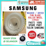 Samsung Washing Machine Dryer Fan Blade Roller Wheel DV80TA220AE DV90BB9440GBFQ DV90BB9440GMFQ DC93-
