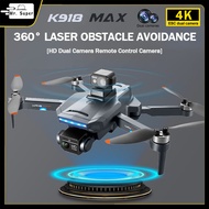 K918 MAX Drone 4K Camera Professional Brushless Foldable Quadcopter Long Range GPS Drone Laser Obsta