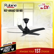 [ SALE  SALE  ] RUBINE RCF-ARIA42 Remote Control / AC Ceiling Fan / 42 Inch / 5 Blades