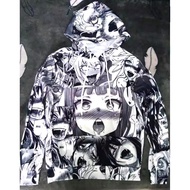 AHEGAO HENTAI STREETWEAR FULLPRINT PDS HOODIE SWEATER JACKET