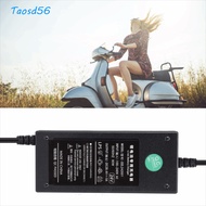 TAOS E-bike Battery Charger, 24V 20A DC29.4V 3A Lithium Battery Charger, Durable Plastic Electric Bi