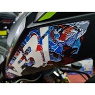 【Fast shipping】STICKER UNDERSEAT VF3I IKAN KOI 2D