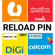 (PIN) ALL MALAYSIA TELCO RELOAD PIN CODE TOPUP ( Lazpaylater Supported )