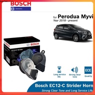 0986AH0220 Bosch EC12C Strider Horn Set Low & High Tone - Perodua Myvi D20N , year 2018- present