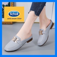 scholl women shoes Women's scholl casual leather shoes ladies shoes Boat Shoes summer Loafers Shoes