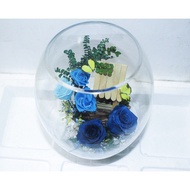 Eternal GREEN ROSE HOUSE VASE