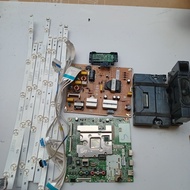 49UM7290PTD LG 49" TV MAIN BOARD, POWER SUPPLY, POWER BUTTON, RIBBON CARD, SPEAKER AND BACKLIGHT