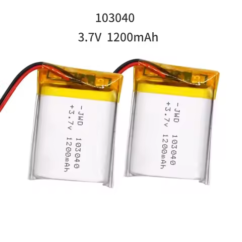 3.7V 1200mAh Real Capacity 103040 Polymer Lithium Rechargeable Battery for GPS Navigator MP5 Bluetoo