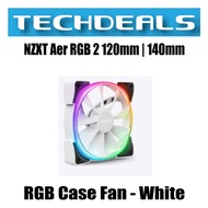 NZXT Aer RGB 2 Case Fan - White | 120mm | 140mm