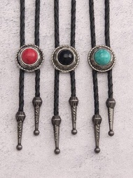 1入文藝優雅的紅瑪瑙雕刻polo領頸鍊,復古英國襯衫領搭扣,隨機海藍色紋理,適用於晚宴和商務場合