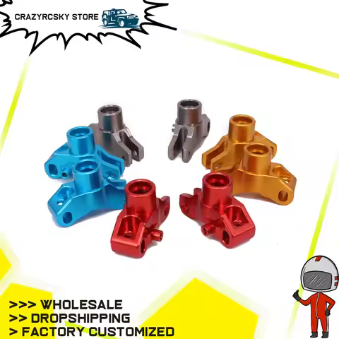 2PCS Alloy Rear Wheel Hub Carrier Stub Axle Carrier For Rc Model Car 1/10 Kyosho Optima 4Wd Upright 