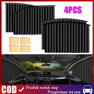 MATAHARI BestPromo Sunshade Premium Magnetic Car Curtain 4 Sides Sunlight Window Car Window Curtain 