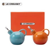 LE CREUSET oil and vinegar jug two-piece ceramic mixing jug household kitchen set oil bottle jug gif