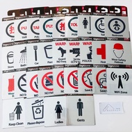 Signzone Pet Sticker 95*95mm Part 1