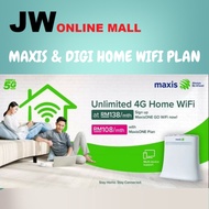 MAXIS HOME 4G WIFI HIGHSPEED ⚡UNILIMITED DATA 4G LTE⚡ DIGI UNLIMITED HIGHSPEED INTERNET / HOTSPOT / CALL
