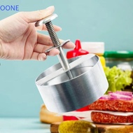 OONE Hamburger Press Mold, Round Non-Stick Burger Patty Maker, Thickness Multi Size 8/10/11/14cm Man