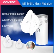 CONTEC NE-M01L Nebulizer Portable Handheld Compression Mesh Ultrasonic Machine Rechargeable Battery Adult Child